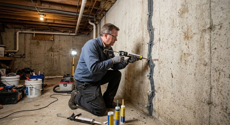 Basement Crack Repair in Fort Mill, SC