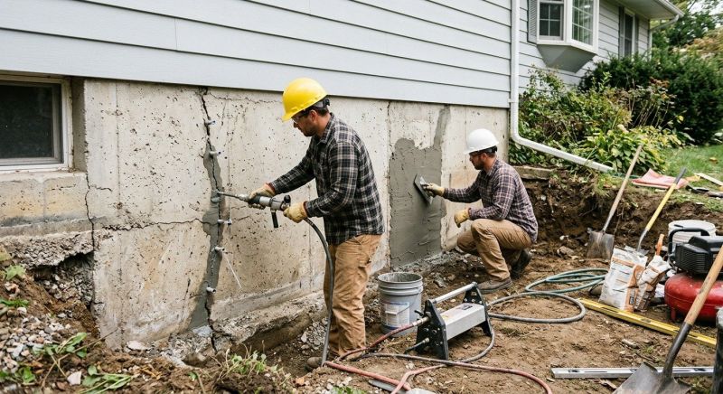 Basement Foundation Repair in Waxhaw, NC