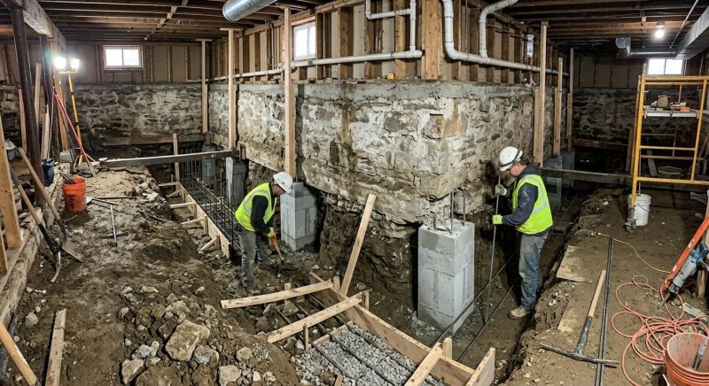 Basement Underpinning in Fort Mill, SC
