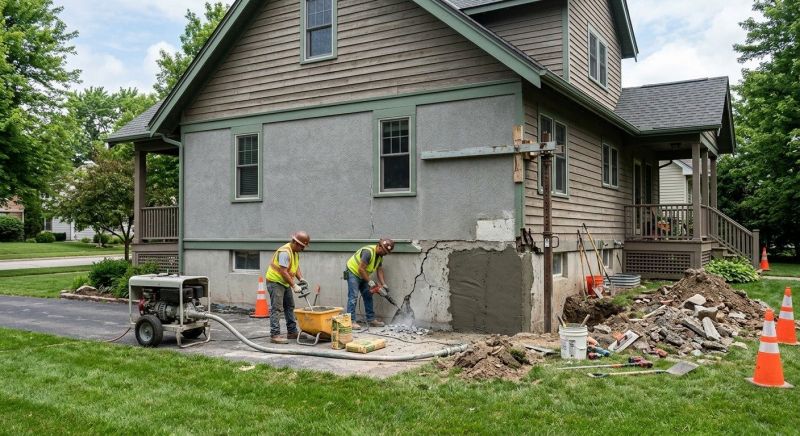 Building Foundation Repair in Belmont, NC