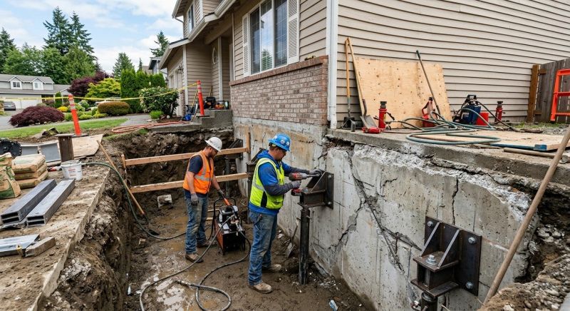 Concrete Foundation Repair in Clover, SC
