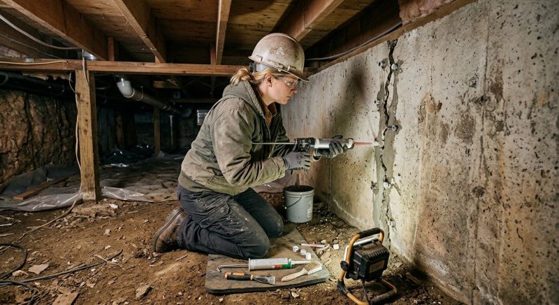 Crawlspace Foundation Repair in Lancaster County, SC