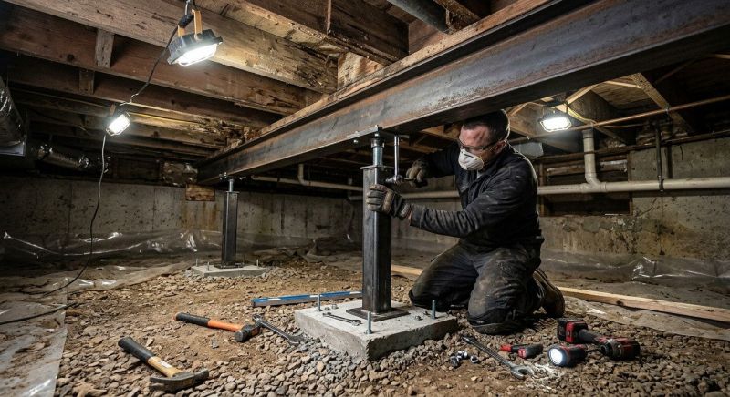 Crawlspace Structural Repair in Fort Mill, SC