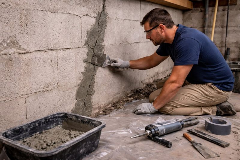 Foundation Crack Repair in Lancaster County, SC
