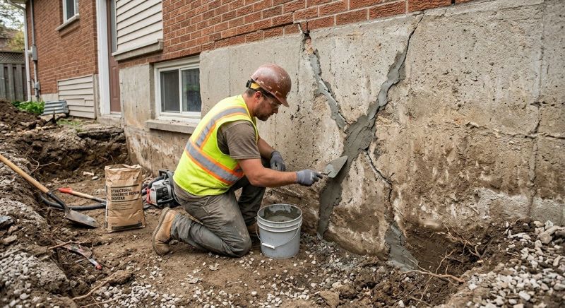 Foundation Crack Repair in York, SC