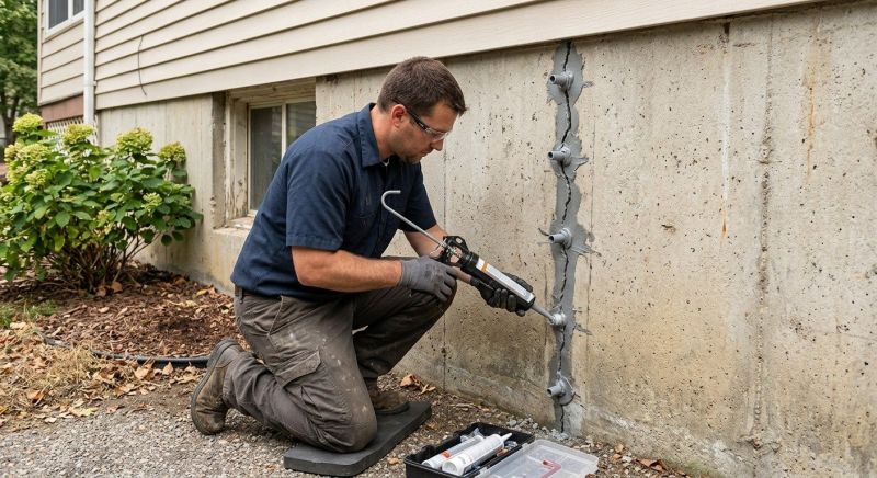 Foundation Crack Sealing in Fort Mill, SC