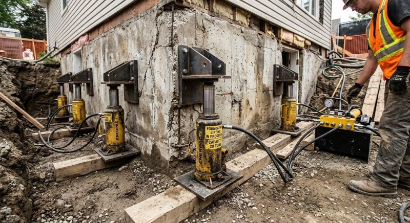 Foundation Jacking in Gastonia, NC