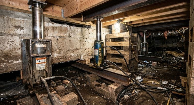 Foundation Jacking in Gastonia, NC