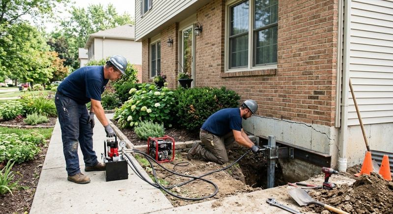 Foundation Jacking in Indian Trail, NC