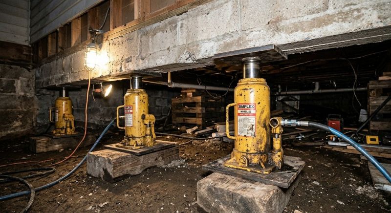 Foundation Jacking in Lancaster County, SC
