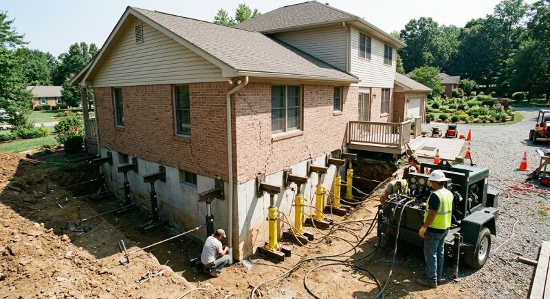 Foundation Jacking in Fort Mill, SC