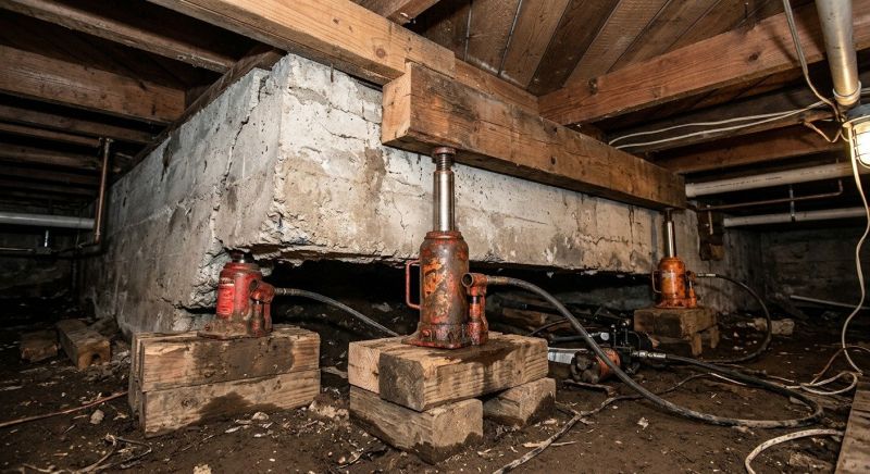 Foundation Jacking in Mecklenburg County, NC