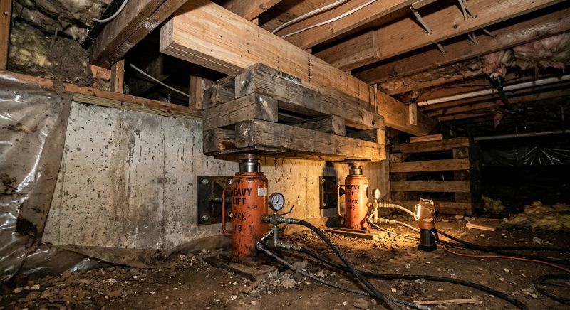 Foundation Jacking in Union County, NC