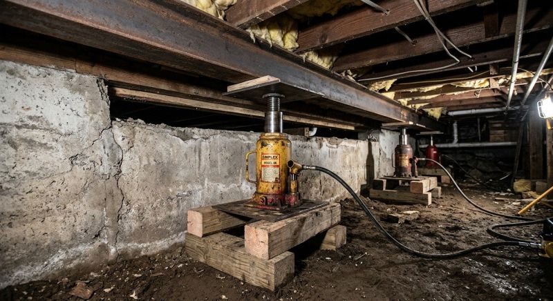 Foundation Jacking in Waxhaw, NC