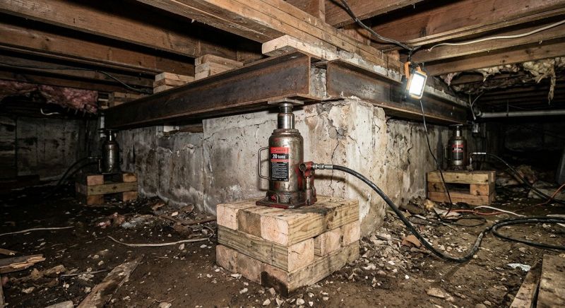 Foundation Jacking in Waxhaw, NC