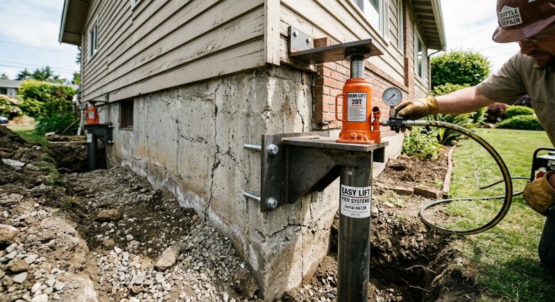 Foundation Lifting in Gastonia, NC