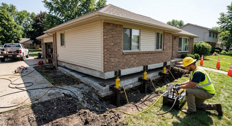 Foundation Lifting in Lancaster, SC