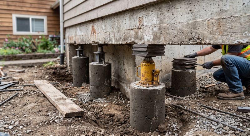 Foundation Pier Leveling in Fort Mill, SC