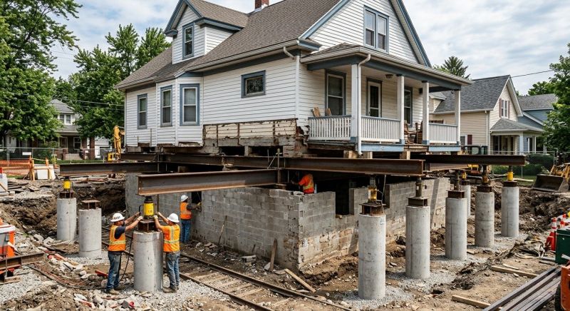 Foundation Raising in Indian Trail, NC