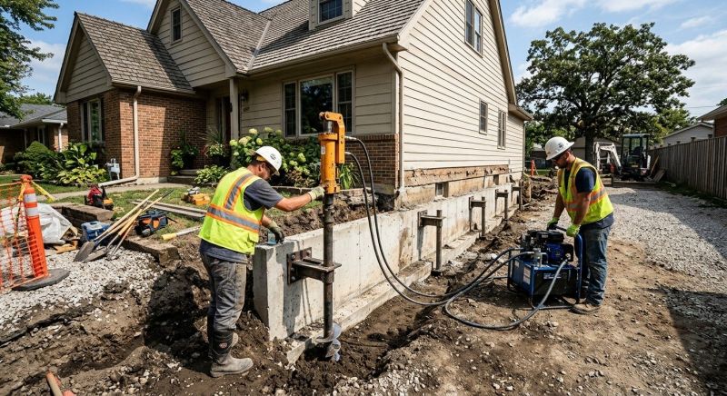 Foundation Stabilizing in Indian Trail, NC