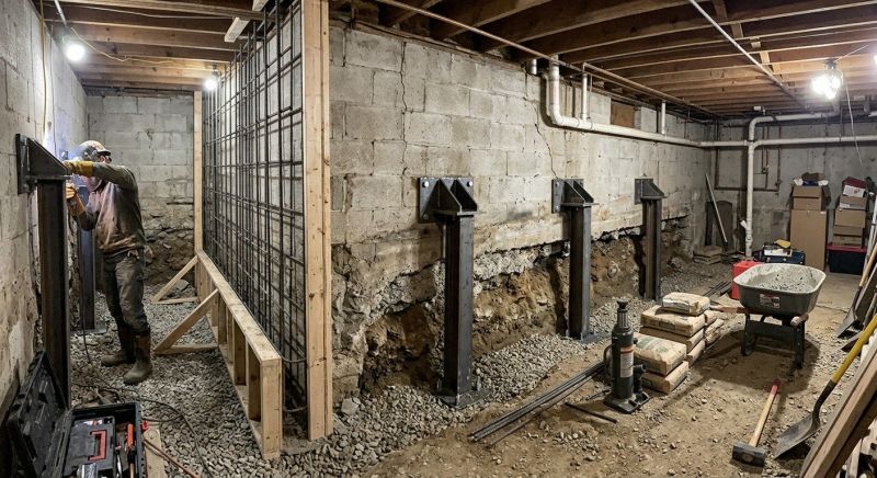 Foundation Stabilizing in Mount Holly, NC