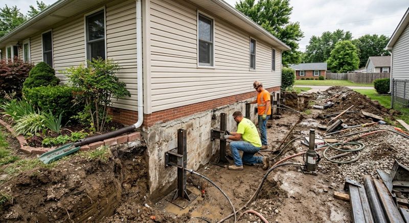 Foundation Stabilizing in Union County, NC