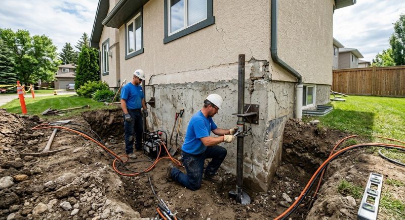Helical Piers Installation in Fort Mill, SC