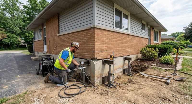 Home Foundation Leveling in Matthews, NC