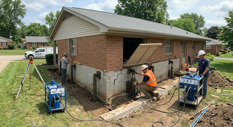 Home Foundation Leveling in Union County, NC