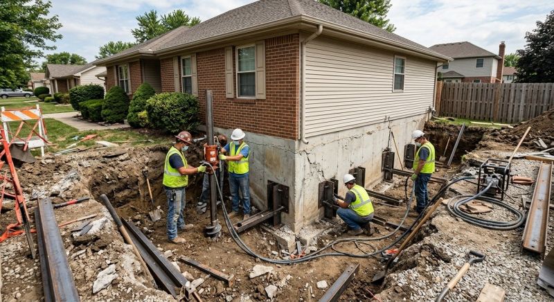 House Foundation Repair in Charlotte, NC