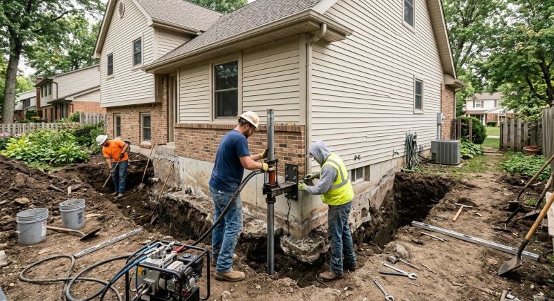 House Foundation Repair in Indian Trail, NC