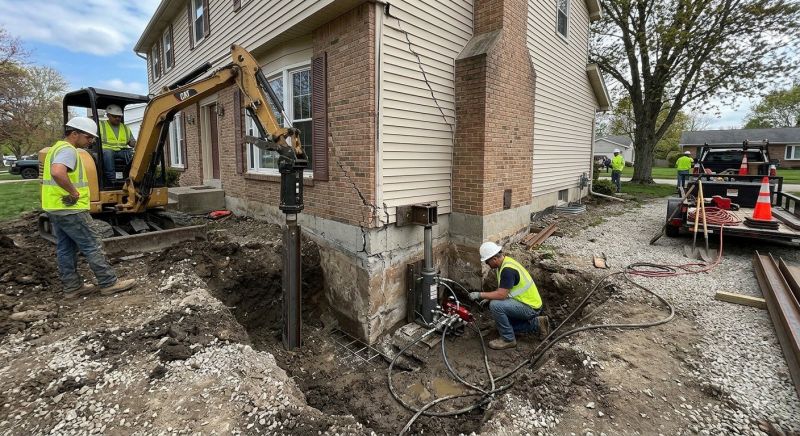 Sinking Foundation Repair in Matthews, NC