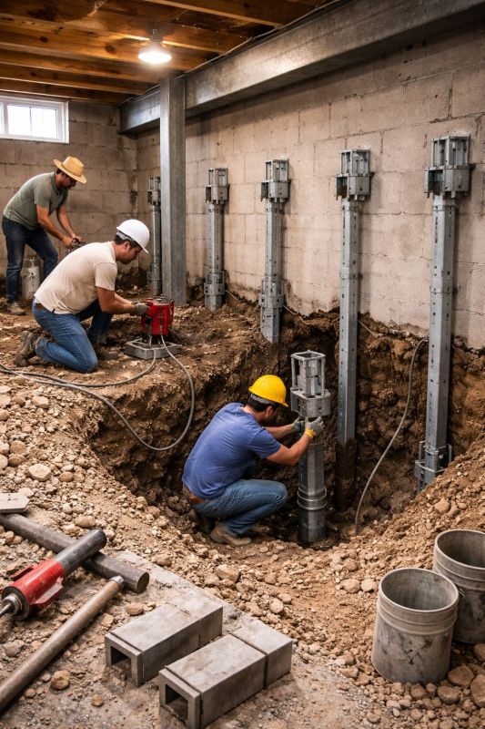 Structural Underpinning in Fort Mill, SC